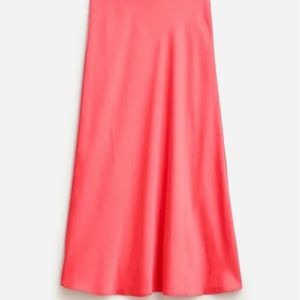 NWT J. Crew Gwyneth Slip Midi Skirt